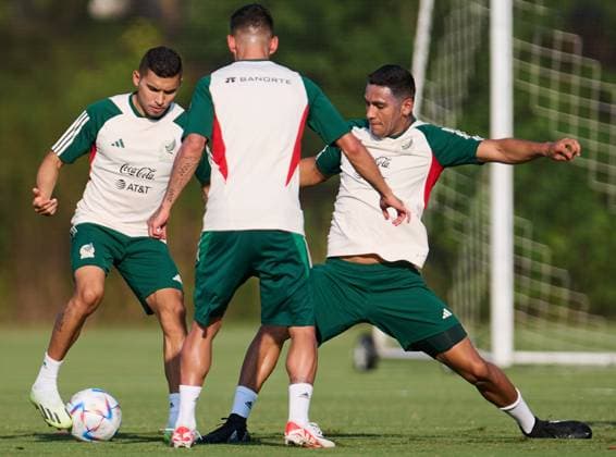 RECORD DATE NOT STATED Seleccion Mexicana 2023 Mexico team Training Session Orbelin Pineda, Gilberto Sepulveda during the Mexican national team, Nationalteam (Mexico) Training prior to the International Friendly, LÃ¤nderspiel, Nationalmannschaft match against the Uzbekistan National Team, at Childrens Healthcare of Atlanta Training Ground, on September 11, 2023. <br><br> Orbeli Pineda y Gilberto Sepulveda durante el Entrenamiento de la Seleccion de Mexico (Seleccion Mexicana) previo al partido amistoso internacional contra la Seleccion de Uzbekistan, en el Campo de Entrenamiento de Atencion Medica infantil de Atlanta, el 11 de septiembre de 2023. ATLANTA GEORGIA ESTADOS UNIDOS  Copyright: xJorgexMartinezx 20230911173952_SMN_23_MEX_TRAI_PINEDA30
