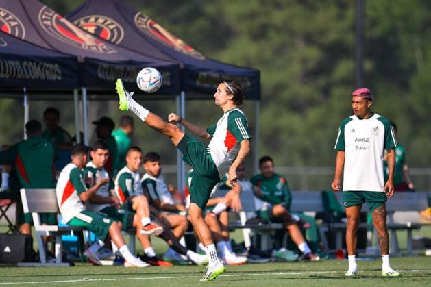 RECORD DATE NOT STATED Seleccion Mexicana 2023 Mexico team Training Session Jordi Cortizo during the Mexican national team, Nationalteam (Mexico) Training prior to the International Friendly, LÃ¤nderspiel, Nationalmannschaft match against the Uzbekistan National Team, at Childrens Healthcare of Atlanta Training Ground, on September 11, 2023. <br><br> Jordi Cortizo durante el Entrenamiento de la Seleccion de Mexico (Seleccion Mexicana) previo al partido amistoso internacional contra la Seleccion de Uzbekistan, en el Campo de Entrenamiento de Atencion Medica infantil de Atlanta, el 11 de septiembre de 2023. ATLANTA GEORGIA ESTADOS UNIDOS  Copyright: xAdrianxMaciasx 20230911174540_SMN_23_MEX_TRAI_CORTIZO44
