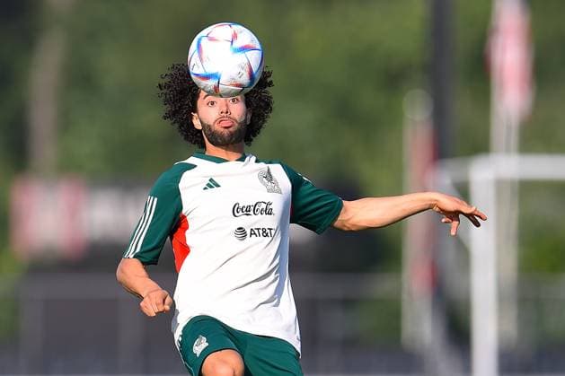 RECORD DATE NOT STATED Seleccion Mexicana 2023 Mexico team Training Session Cesar Huerta during the Mexican national team, Nationalteam (Mexico) Training prior to the International Friendly, LÃ¤nderspiel, Nationalmannschaft match against the Uzbekistan National Team, at Childrens Healthcare of Atlanta Training Ground, on September 11, 2023. <br><br> Cesar Huerta durante el Entrenamiento de la Seleccion de Mexico (Seleccion Mexicana) previo al partido amistoso internacional contra la Seleccion de Uzbekistan, en el Campo de Entrenamiento de Atencion Medica infantil de Atlanta, el 11 de septiembre de 2023. ATLANTA GEORGIA ESTADOS UNIDOS  Copyright: xAdrianxMaciasx 20230911174543_SMN_23_MEX_TRAI_HUERTA46