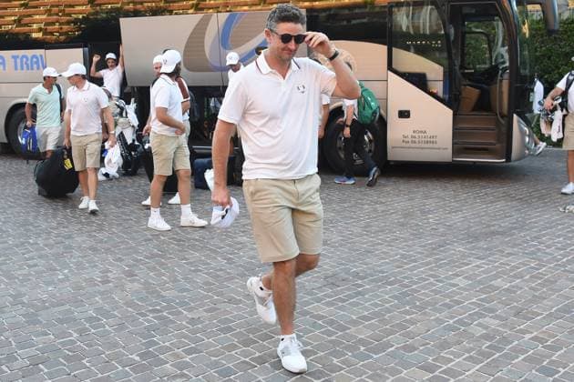 Golf, Ryder Cup in Rome, Arrival of the European Team