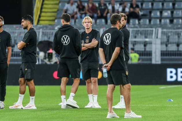 Sports, football, national team season 2023 2024 friendly international match Germany France 12 09 2023, SIGNAL IDUNA PARK Dortmund Julian Brandt Germany, 17 Dortmund Signal Iduna Park Nordrhein Westfahlen Germany