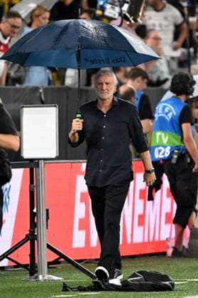 12 09 2023, xjhx, international football match, Germany France emspor, v l interim coach coach Rudi Voeller Völler German national football team DFB DFL DFB REGULATES PROHIBIT ANY USE OF PHOTOGRAPHS as IMAGE SEQUENCES and or QUASI VIDEO Dortmund