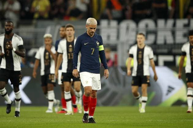 DORTMUND - Antoine Griezmann of France during the friendly Interland match between Germany and France at the Signal Iduna Park on September 12, 2023 in Dortmund, Germany. ANP Hollandse Hoogte BART STOUTJESDIJK International Friendly, Länderspiel, Nationalmannschaft 2023 2024 xVIxANPxSportx xBartxStoutjesdijkxIVx 478042791 originalFilename: 478042791.jpg