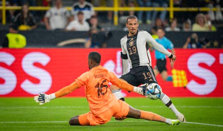 Dortmund, Germany 12th Sep 2023 Goal to 2 0 by Leroy Sane Germany France 12 09 2023