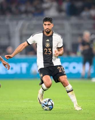 Emre CAN GER action, football friendly match, Germany GER France FRA 2 1, on 12 09 2023 in Dortmund Germany Â