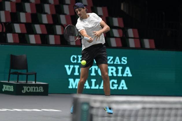 Cosenza-Ascoli Davis Cup 2023 Unipol Arena 13 Settembre Italia vs Canada Nella foto: Lorenzo Sonego Bologna Italy Copyright: xAndreaxRositox DSC_7658