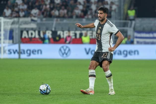 Fussball, Nationalmannschaft Saison 2023 2024 Freundschafts Länderspiel Deutschland - Frankreich 12.09.2023, SIGNAL-IDUNA-PARK Dortmund Emre Can (Deutschland, 23) Dortmund Signal-Iduna-Park Nordrhein-Westfahlen Deutschland