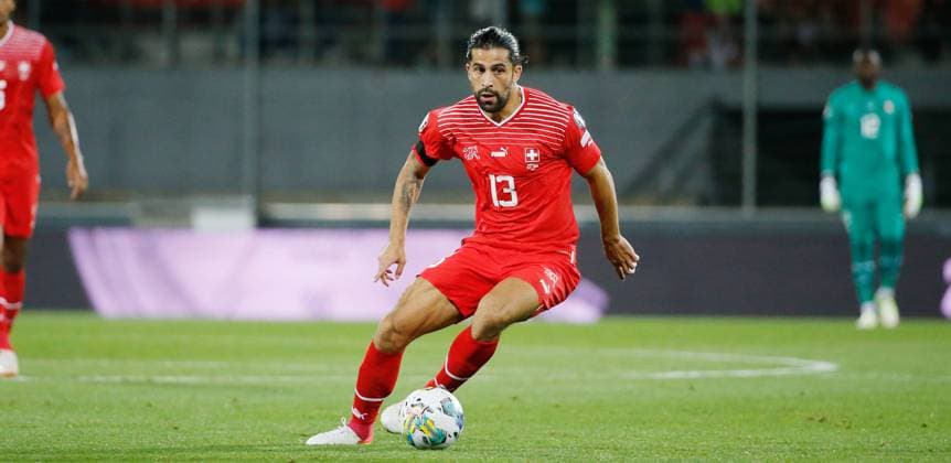Photo Manuel Geisser 12 09 2023 Stade de Tourbillon Sion , SWITZERLAND, season 2023 2024 football europe qualification Switzerland Andorra Ricardo Rodriguez Switzerland