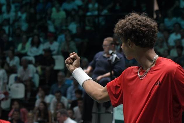 Canada-Italia Davis Cup 2023 Unipol Arena 13 Settembre Italia vs Canada Nella foto: Gabriel Diallo Bologna Italy Copyright: xAndreaxRositox DSC_0018