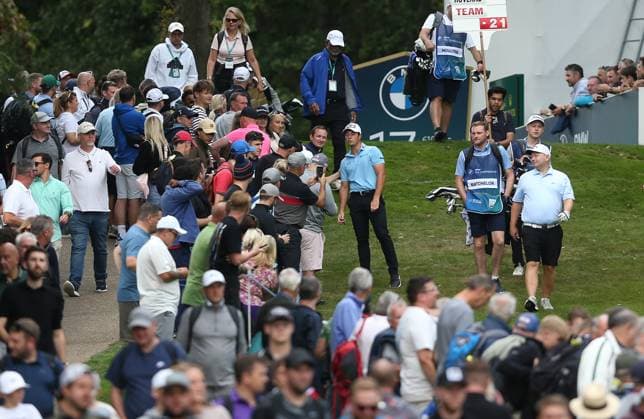 BMW PGA, Golf Herren Championship, Pro Am, DP World Tour, European Tour, Wentworth Golf Club, Surrey, UK. - 13th September 2023. Victor Hovland of Norway and Team Europe. - BMW PGA Championship, Pro Am, DP World Tour, European Tour, Wentworth Golf Club, Surrey, UK. - 13th September 2023. Surrey Wentworth Golf Course United Kingdom Copyright: xDanxWeirx CP_BMW_PGA_Championship_ProAm_102