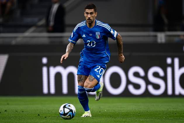 Italy v Ukraine - UEFA EURO, EM, Europameisterschaft,Fussball 2024 European Qualifiers Mattia Zaccagni of Italy in action during the UEFA EURO 2024 European qualifier football match between Italy and Ukraine. Milan Italy Copyright: xNicolòxCampox