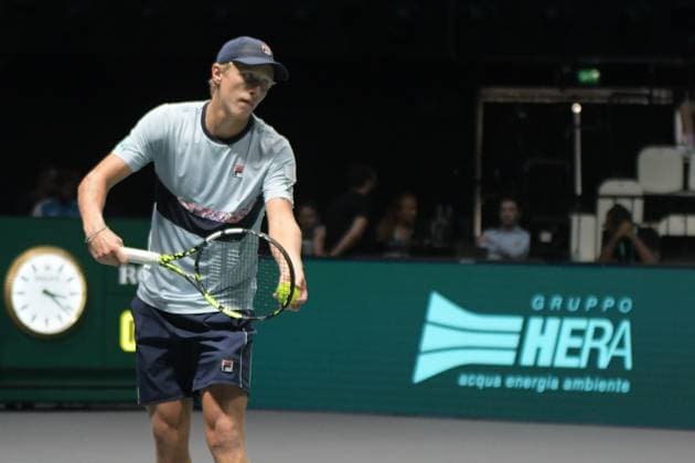 Canada vs Svezia Davis Cup 2023 Unipol Arena 14 Settembre Canada vs Svezia Nella foto: Leo Borg Bologna Italy Copyright: xAndreaxRositox DSC_1422