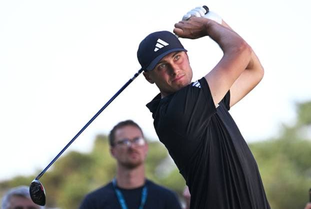 Mandatory Credit: Photo by Sandra Mailer Shutterstock (14094593g) Ludvig Aberg (SWE) drives off the 15th at the BMW PGA, Golf Herren Championships Wentworth BMW PGA Championship, Day 1, Golf, Wentworth Club, UK - 14 Sep 2023 BMW PGA Championship, Day 1, Golf, Wentworth Club, UK - 14 Sep 2023  Copyright: xSandraxMailer Shutterstockx 14094593g