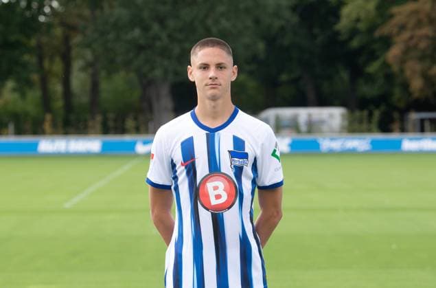 Bence Dardai Hertha BSC Hertha BSC 2 Bundesliga, portrait date 2023 2024, 14 09 2023, Copyright: xSebastianxRäppold MatthiasxKochx