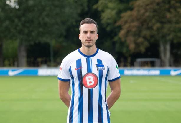 Haris Tabakovic Hertha BSC Hertha BSC 2 Bundesliga, portrait date 2023 2024, 14 09 2023, Copyright: xSebastianxRäppold MatthiasxKochx