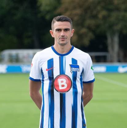 Smail Prevljak Hertha BSC Hertha BSC 2 Bundesliga, Porträttermin 2023 2024, 14 09 2023, Copyright: xSebastianxRäppold MatthiasxKochx