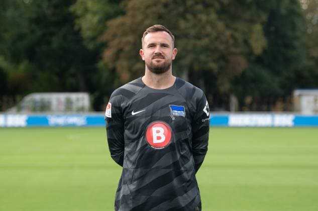 Goalkeeper Philip Sprint Hertha BSC Hertha BSC 2 Bundesliga, Porträttermin 2023 2024, 14 09 2023, Copyright: xSebastianxRäppold MatthiasxKochx