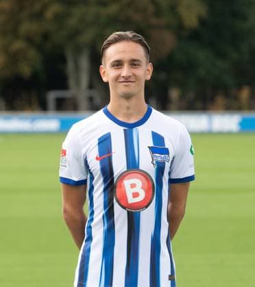 Michal Karbownik Hertha BSC Hertha BSC 2 Bundesliga, Porträttermin 2023 2024, 14 09 2023, Copyright: xSebastianxRäppold MatthiasxKochx
