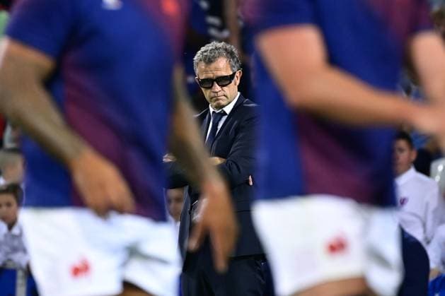 Bilder des Jahres 2023, Sport 09 September Sport Themen der Woche KW37 Sport Bilder des Tages Echauffement - Fabien Galthie ( selectionneur - entraineur France ) - RUGBY : France vs Uruguay - Coupe du Monde - 14 09 2023 FedericoPestellini Panoramic 