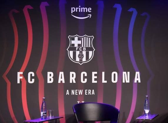 September 14, 2023, Sabadell, Barcelona, Spain: Barcelona Spain 14.09.2023 banner FC Barcelona, Barca during the Prime Video A New Era II at Camp Nou on 14 September 2023 in Barcelona. Sabadell Spain - ZUMAu50_ 20230914_zsp_u50_037 Copyright: xXavixUrgelesx
