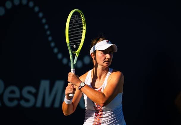 September 13, 2023: Barbora Krejcikova of the Czech Republic in action during the second round of the 2023 Cymbiotika San Diego Open WTA, Tennis Damen 500 tennis tournament against Anhelina Kalinina of Ukraine - ZUMAa181 20230913_zaa_a181_170 Copyright: xRobxPrangex