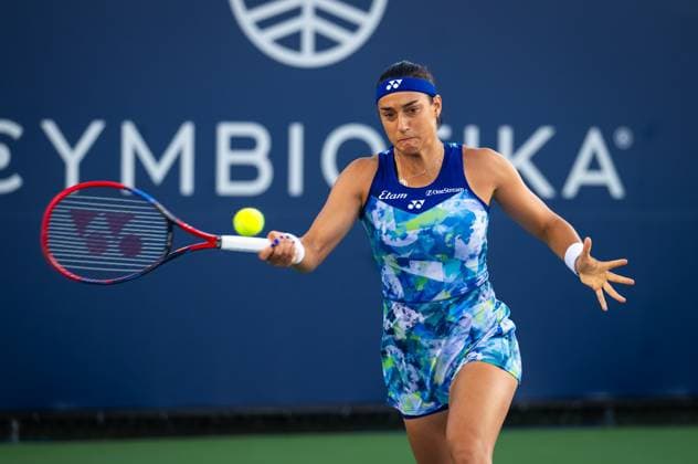 September 13, 2023: Caroline Garcia of France in action during the second round of the 2023 Cymbiotika San Diego Open WTA, Tennis Damen 500 tennis tournament against Sloane Stephens of the United States - ZUMAa181 20230913_zaa_a181_181 Copyright: xRobxPrangex