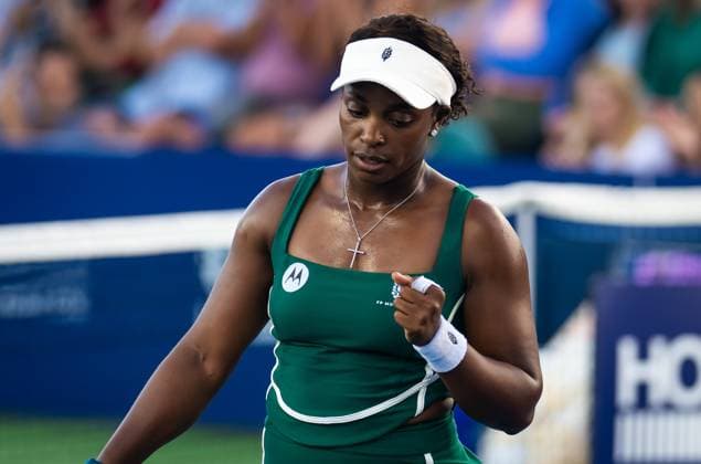 September 13, 2023: Sloane Stephens of the United States in action during the second round of the 2023 Cymbiotika San Diego Open WTA, Tennis Damen 500 tennis tournament against Caroline Garcia of France - ZUMAa181 20230913_zaa_a181_184 Copyright: xRobxPrangex