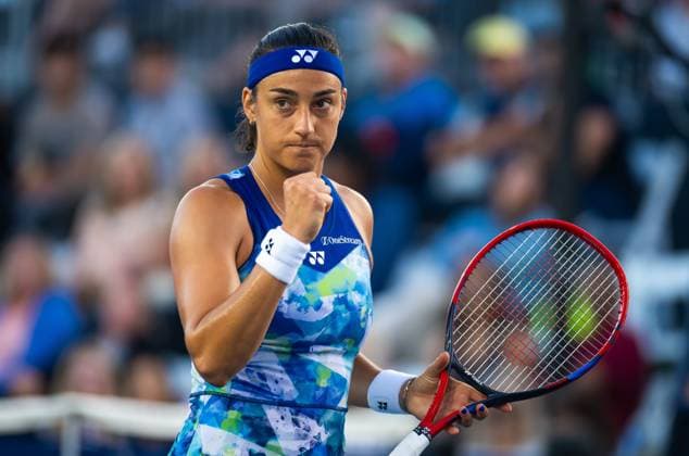 September 13, 2023: Caroline Garcia of France in action during the second round of the 2023 Cymbiotika San Diego Open WTA, Tennis Damen 500 tennis tournament against Sloane Stephens of the United States - ZUMAa181 20230913_zaa_a181_185 Copyright: xRobxPrangex
