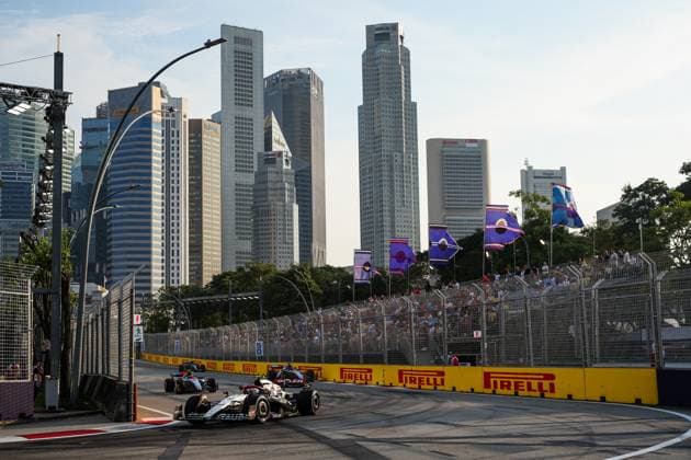 22 Yuki Tsunoda JPN, Scuderia AlphaTauri , F1 Grand Prix of Singapore at Marina Bay Street Circuit on September 15, 2023 in Singapore, Singapore Photo by HOCH ZWEI Singapore Singapore