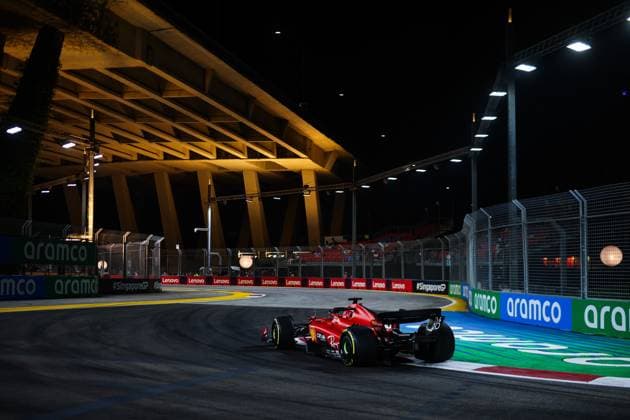 16 Charles Leclerc MCO, Scuderia Ferrari , F1 Grand Prix of Singapore at Marina Bay Street Circuit on September 15, 2023 in Singapore, Singapore Photo by HOCH ZWEI Singapore Singapore