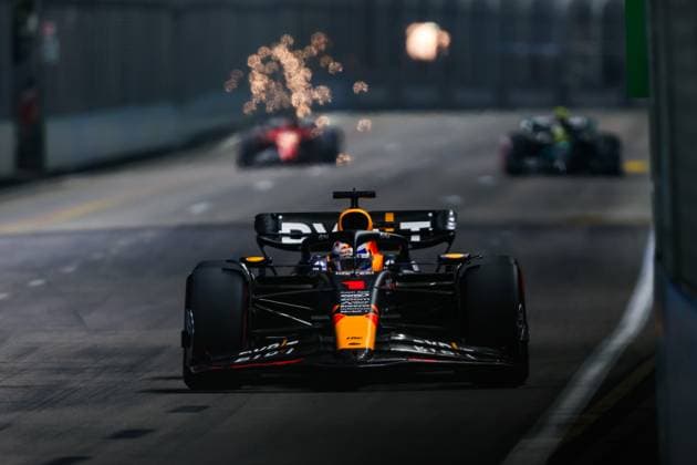 1 Max Verstappen NLD, Oracle Red Bull Racing , F1 Grand Prix of Singapore at Marina Bay Street Circuit on September 15, 2023 in Singapore, Singapore Photo by HOCH ZWEI Singapore Singapore