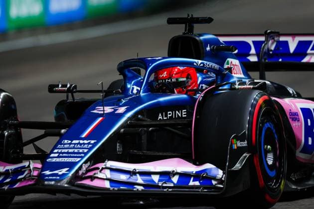 31 Esteban Ocon FRA, BWT Alpine F1 Team , F1 Grand Prix of Singapore at Marina Bay Street Circuit on September 15, 2023 in Singapore, Singapore Photo by HOCH ZWEI Singapore Singapore