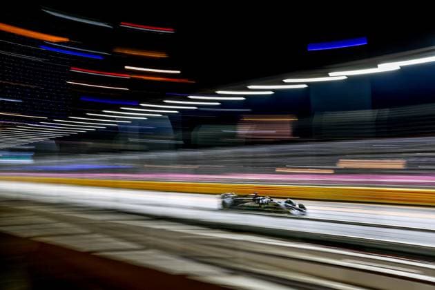 63 George Russell GBR, Mercedes AMG Petronas F1 Team , F1 Grand Prix of Singapore at Marina Bay Street Circuit on September 15, 2023 in Singapore, Singapore Photo by HOCH ZWEI Singapore Singapore