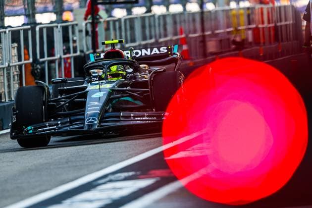 44 Lewis Hamilton GBR, Mercedes AMG Petronas F1 Team , F1 Grand Prix of Singapore at Marina Bay Street Circuit on September 15, 2023 in Singapore, Singapore Photo by HOCH ZWEI Singapore Singapore