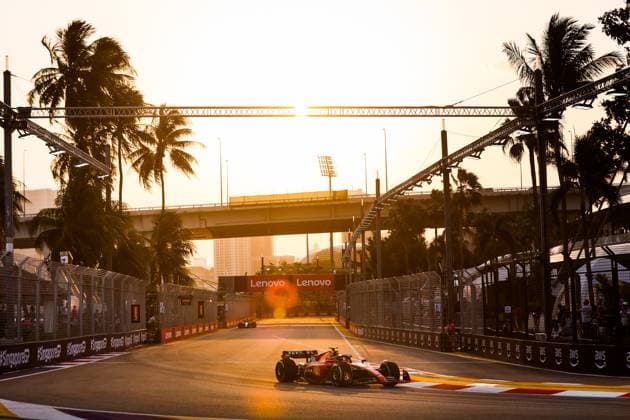 55 Carlos Sainz ESP, Scuderia Ferrari , F1 Grand Prix of Singapore at Marina Bay Street Circuit on September 15, 2023 in Singapore, Singapore Photo by HOCH ZWEI Singapore Singapore