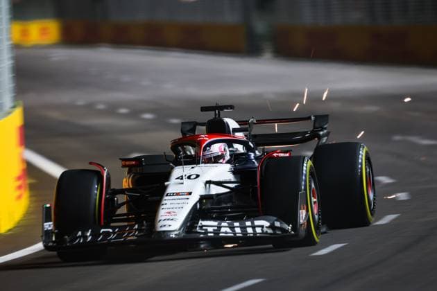 40 Liam Lawson NZL, Scuderia AlphaTauri , F1 Grand Prix of Singapore at Marina Bay Street Circuit on September 15, 2023 in Singapore, Singapore Photo by HOCH ZWEI Singapore Singapore