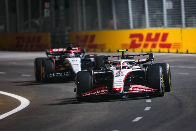 27 Nico Hulkenberg DEU, MoneyGram Haas F1 Team , F1 Grand Prix of Singapore at Marina Bay Street Circuit on September 15, 2023 in Singapore, Singapore Photo by HOCH ZWEI Singapore Singapore