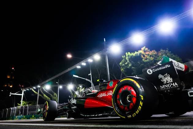 24 Guanyu Zhou CHN, Alfa Romeo F1 Team Stake , F1 Grand Prix of Singapore at Marina Bay Street Circuit on September 15, 2023 in Singapore, Singapore Photo by HOCH ZWEI Singapore Singapore