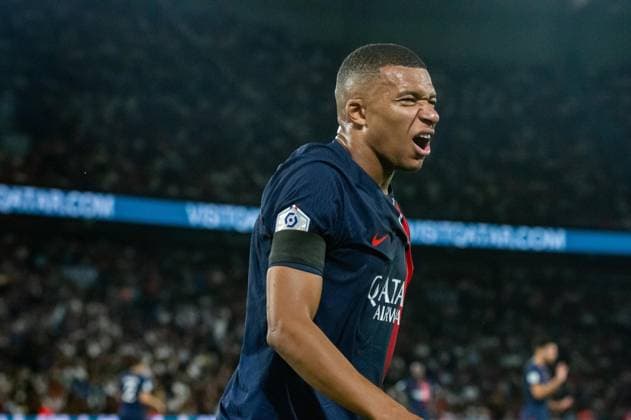 Kylian Mbappe (Paris SG) FOOTBALL : Paris Saint Germain - OGC Nice - Ligue 1 - JournÃ e 5 - 15 09 2023 BaptisteAutissier Panoramic 