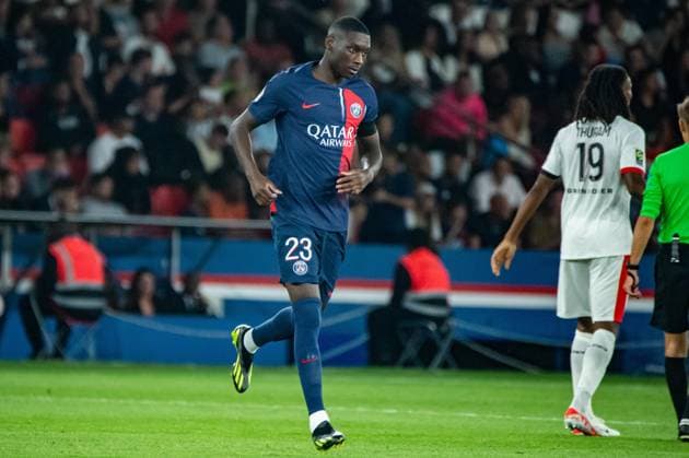 Randal Kolo Muani (Paris SG) FOOTBALL : Paris Saint Germain - OGC Nice - Ligue 1 - JournÃ e 5 - 15 09 2023 BaptisteAutissier Panoramic 