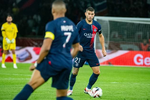 Lucas Hernandez (Paris SG) FOOTBALL : Paris Saint Germain - OGC Nice - Ligue 1 - JournÃ e 5 - 15 09 2023 BaptisteAutissier Panoramic 