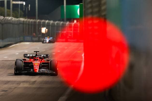 16 Charles Leclerc MCO, Scuderia Ferrari , F1 Grand Prix of Singapore at Marina Bay Street Circuit on September 15, 2023 in Singapore, Singapore Photo by HOCH ZWEI Singapore Singapore