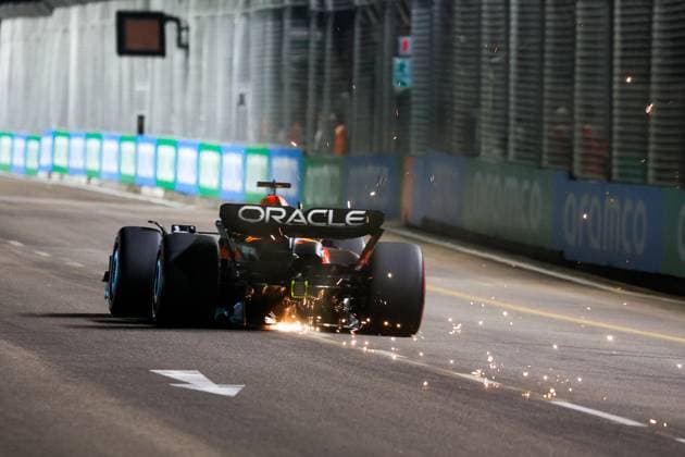 1 Max Verstappen NLD, Oracle Red Bull Racing , F1 Grand Prix of Singapore at Marina Bay Street Circuit on September 15, 2023 in Singapore, Singapore Photo by HOCH ZWEI Singapore Singapore