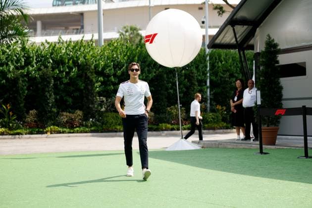 63 George Russell GBR, Mercedes AMG Petronas F1 Team , F1 Grand Prix of Singapore at Marina Bay Street Circuit on September 16, 2023 in Singapore, Singapore Photo by HOCH ZWEI Singapore Singapore