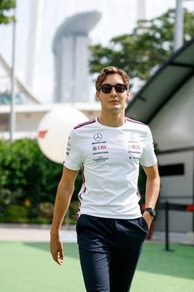 63 George Russell GBR, Mercedes AMG Petronas F1 Team , F1 Grand Prix of Singapore at Marina Bay Street Circuit on September 16, 2023 in Singapore, Singapore Photo by HOCH ZWEI Singapore Singapore