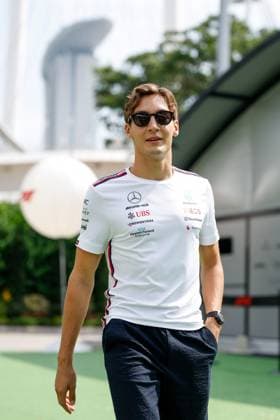 63 George Russell GBR, Mercedes AMG Petronas F1 Team , F1 Grand Prix of Singapore at Marina Bay Street Circuit on September 16, 2023 in Singapore, Singapore Photo by HOCH ZWEI Singapore Singapore