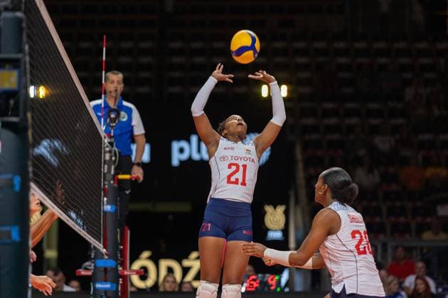 Volleyball, Olympic Qualifier, USA - Colombia