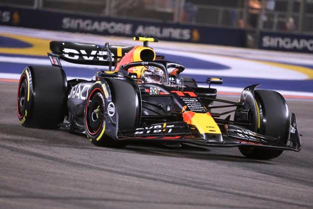 PEREZ Sergio F1 Team Red Bull Racing F1 GP of Singapore 2023 on 16 09 2023 in Singapore Copyright: xJerryxAndrex