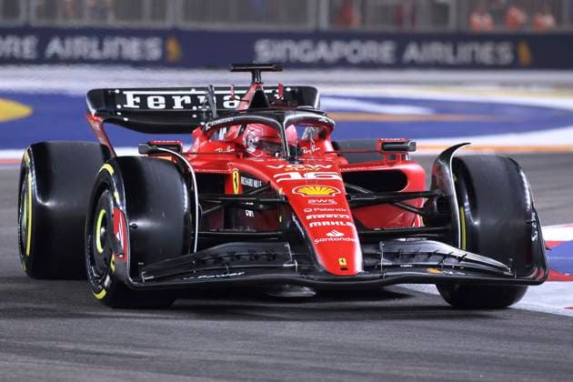 LECLERC Charles F1 Team Scuderia Ferrari F1 GP of Singapore 2023 on 16 09 2023 in Singapore Copyright: xJerryxAndrex