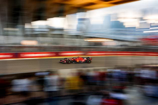 55 Carlos Sainz ESP, Scuderia Ferrari , F1 Grand Prix of Singapore at Marina Bay Street Circuit on September 16, 2023 in Singapore, Singapore Photo by HOCH ZWEI Singapore Singapore